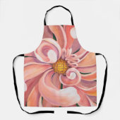 Allover Print Schort Peach Dahlia (Voorkant)