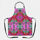Allover Print Schort Poinsettias (Voorkant)