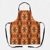 allover print Schort pompoen darmen (Voorkant)