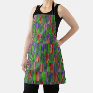 Allover Print Schort Strepen #4