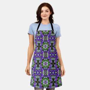 Allover Print Schort Wilde Violets