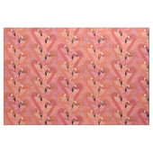 Allover roze flamingo patroon stof (Fat Quarter)