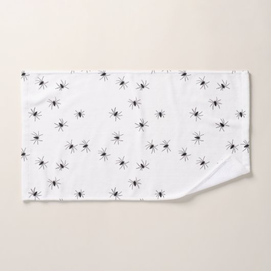 Allover Spinnen Halloween Bad Handdoek (Handdoek)