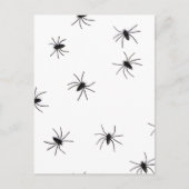 Allover Spinnen Halloween Briefkaart (Voorkant)