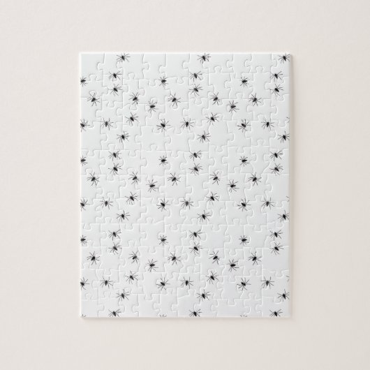 Allover Spinnen Halloween Legpuzzel (Verticaal)