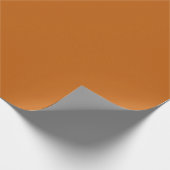 Alloy oranje (vaste kleur) cadeaupapier (Hoek)