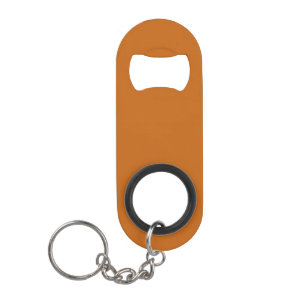 Alloy oranje (vaste kleur) mini flessenopener