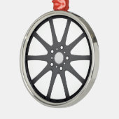 "Alloy Wheel" cadeaus en producten Metalen Ornament (Links)