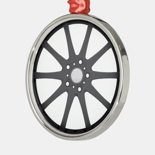 "Alloy Wheel" cadeaus en producten Metalen Ornament (Links)