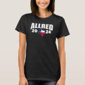 Allred 2024 For Senate Texas T-shirt (Voorkant)