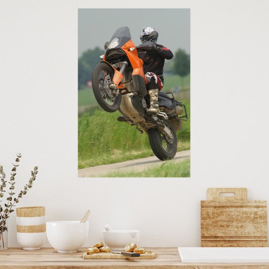 Allroad Wheelie Poster (Keuken)