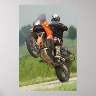 Allroad Wheelie Poster