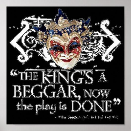 Alls goed dat goed citaat eindigt poster (Voorkant)