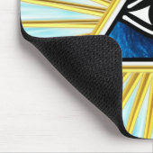 Allsehendes Auge Gottes, Pyramide, Freimaurer Muismat (Hoek)