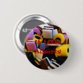 ALLSORTS RONDE BUTTON 5,7 CM (Voorkant /achterkant)