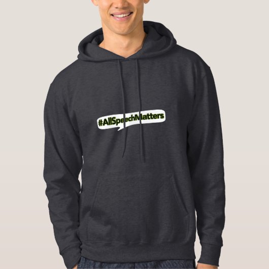 #AllSpeechMatters Mannen Hoodie (Voorkant)