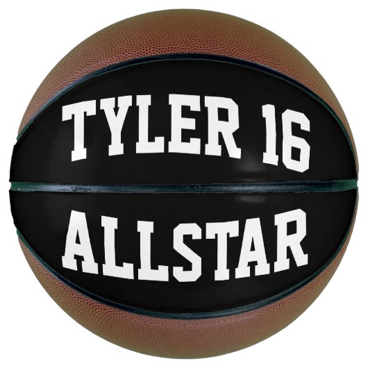 Allstar Black Basketbal (Voorkant)
