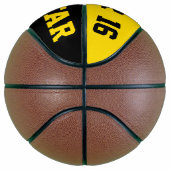 Allstar Black en Dayglow Yellow Basketbal (Rechts)