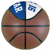 Allstar Blue White Mini Basketbal (Rechts)