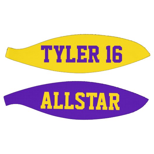 Allstar Dark Paars en Geel Mini Basketbal (Panelen)