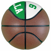 Allstar Green White Mini Basketbal (Rechts)