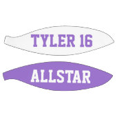 Allstar Light Paars en White Mini Basketbal (Panelen)