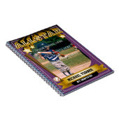 ALLSTAR Paarse Baseball Card Notitieboek (Rechterzijde)