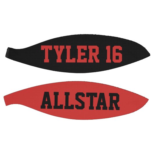 Allstar Red en Black Mini Basketbal (Panelen)