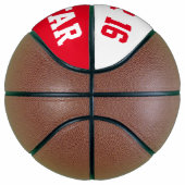 Allstar Red en White Basketbal (Rechts)