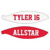 Allstar Red en White Basketbal (Panelen)