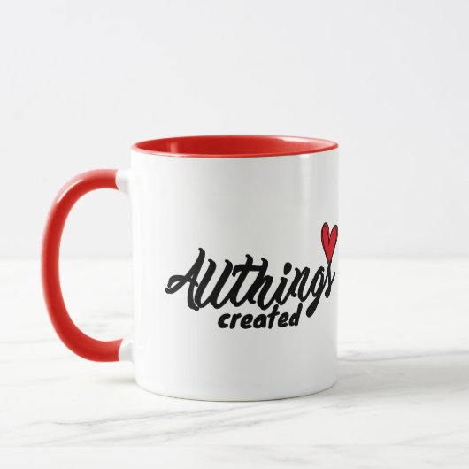 Allthings Gemaakt Met Hart Mok (Links)
