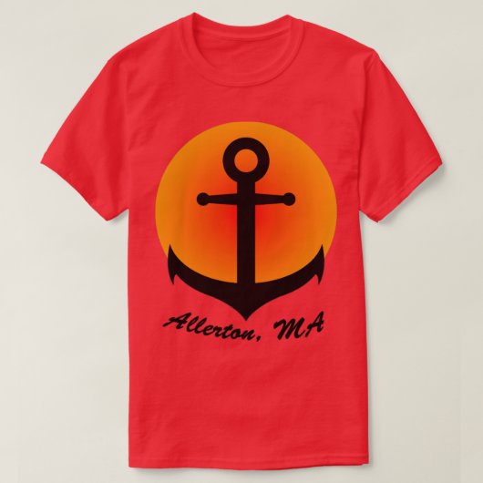 Allton Massachusetts T-shirt (Design voorkant)