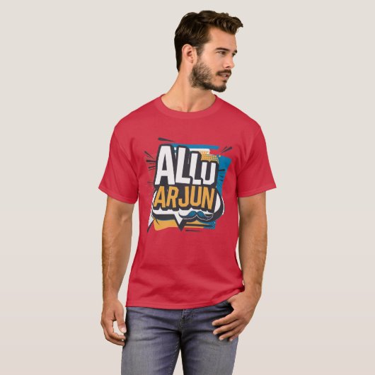 Allu Arjun Bollywood T-shirt (Voorkant volledig)