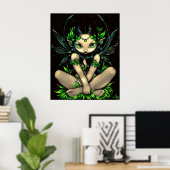 Allura ART PRINT gothic fairy big eye (Thuiskantoor)