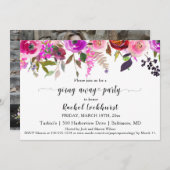 Allure gemengde bloei die weggaat Foto Kaart (Voorkant / Achterkant)