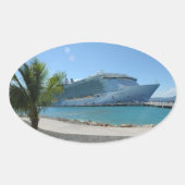 Allure of the Seas Ovale Sticker (Voorkant)