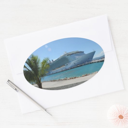 Allure of the Seas Ovale Sticker (Envelop)
