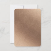 Allurerende Roos  Stusty Pink Floral Waterverf Save The Date (Achterkant)