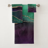 Allurinegeur | Donkere Jewel-beendersteen Gold-bee Bad Handdoek (Insitu)