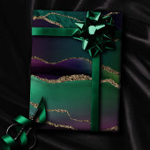 Allurinegeur | Donkere Jewel-beendersteen Gold-bee Cadeaupapier