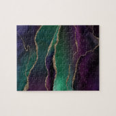 Allurinegeur | Donkere Jewel-beendersteen Gold-bee Legpuzzel (Horizontaal)