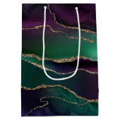 Allurinegeur | Donkere Jewel-beendersteen Gold-bee Medium Cadeauzakje (Achterkant)