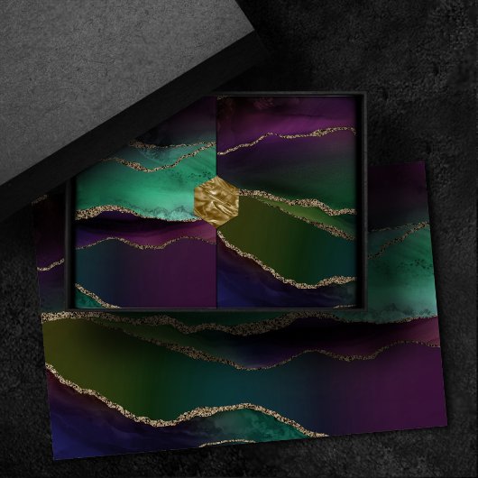 Allurinegeur | Donkere Jewel-beendersteen Gold-bee Tissuepapier