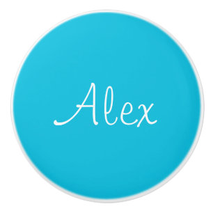 Alluring Aqua Keramische Knop