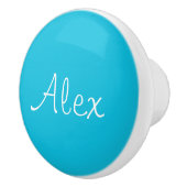 Alluring Aqua Keramische Knop (Rechts)