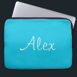 Alluring Aqua Laptop Sleeve<br><div class="desc">Dit stijlvolle aquakleurige kaartspel is perfect voor uw spelavonden. Het zal schoonheid toevoegen aan uw kaartspellen. Het is ook aanpasbaar om het echt je eigen te maken.</div>