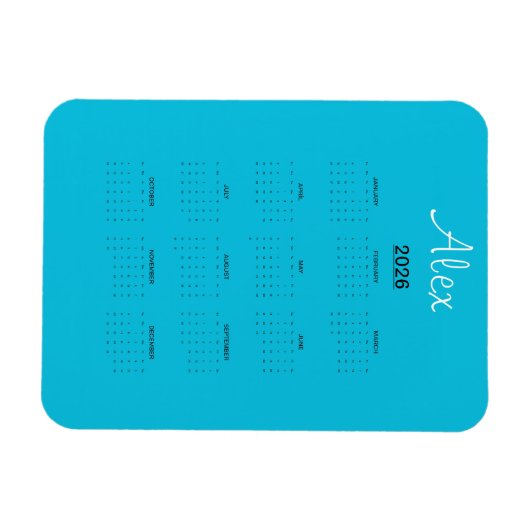 Alluring Aqua Magneet (Horizontaal)