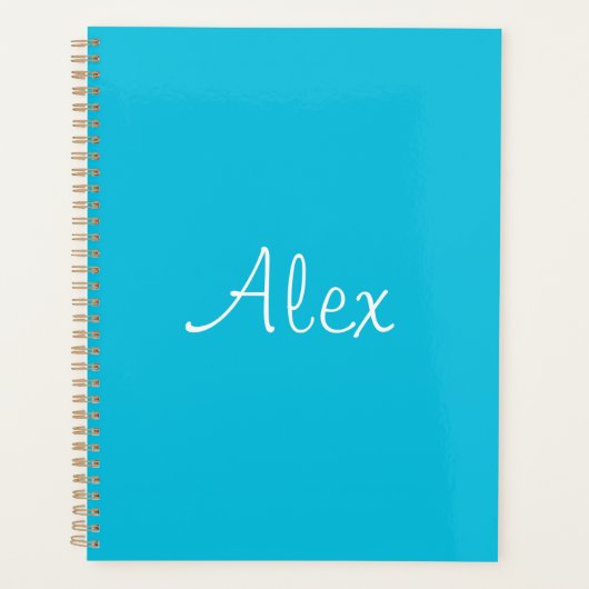 Alluring Aqua Planner (Voorkant)