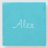 Alluring Aqua Stenen Onderzetter (Voorkant)