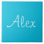 Alluring Aqua Tegeltje<br><div class="desc">Dit stijlvolle aquakleurige kaartspel is perfect voor uw spelavonden. Het zal schoonheid toevoegen aan uw kaartspellen. Het is ook aanpasbaar om het echt je eigen te maken.</div>